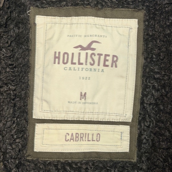 HCO Cabrillo Faux Fur Hoodie Jacket Mens Heavy Fall Winter Coat Y2K Medium - Picture 8 of 11